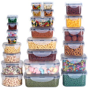 18-Piece Food <b>Storage</b> <b>Container</b> Set With Easy-To-Snap Lid Plastic <b>Container</b> for Pantry Kitchen - Product Image 2