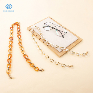 Acrylique <span class=keywords><strong>lunettes</strong></span> de soleil chaîne pour femmes homme mélange couleur <span class=keywords><strong>lunettes</strong></span> chaîne visage masqué collier lanière cou support <span class=keywords><strong>lunettes</strong></span> <span class=keywords><strong>cordon</strong></span> sangle corde - Product Image 5