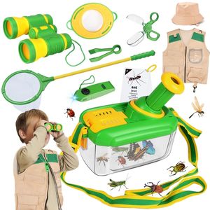 Giáo dục ngoài trời E trẻ em thám hiểm phiêu lưu Kit với <span class=keywords><strong>Bug</strong></span> <span class=keywords><strong>Catcher</strong></span> Net Magnifying môi trường sống & công cụ cho ngoài trời thiên nhiên cuộc phiêu lưu - Product Image 4