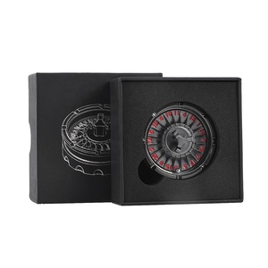 D20 <span class=keywords><strong>Roulette</strong></span> <span class=keywords><strong>Vintage</strong></span> <span class=keywords><strong>Table</strong></span> Top Jeux Set Nouveau Design Revolver Dice Rotatif Doigt Gyro Métal RPG Rôle Acrylique - Product Image 3
