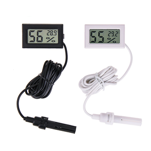 Factory Wholesale FY12 FY-12 Embedded Digital Thermo-Hygrometer With <b>Probe</b> Cable Household <b>Temperature</b> Humidity Monitor Meter - Product Image 1