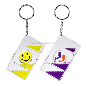 2025 làm dịu chất lỏng hẹn giờ Bong Bóng đồ chơi tập trung Nước Kim Loại lạ mắt vòng tùy chỉnh bên trong cao rõ ràng Quà Tặng chất lỏng Keychain - Product Image 6