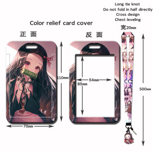 ที่ใส่บัตรการ์ตูนอนิเมะลายการ์ตูนข้ามพรมแดน & กล่องใส่บัตรอาหาร วัสดุ ABS ลายดาบพิฆาตอสูร สำหรับนักเรียน - Product Image 2