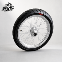 Nouveau kit de roues Supermoto Surron Light Bee X LBX 17 pouces, jantes chromées argentées avec pneus routiers 70/90-17 90/80-17, vélo électrique