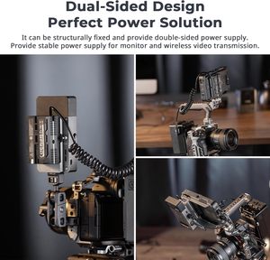 Para SmallRig D-Tap a batería simulada de doble cara de con puerto de CC de 1, monitor de pantalla LED, transmisores de vídeo inalámbricos - Product Image 3