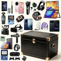 Lot de 2 articles surprise, grande boîte mystère surprise, cadeau surprise, électronique technologique 3C, smartphone chanceux, grande boîte mystère