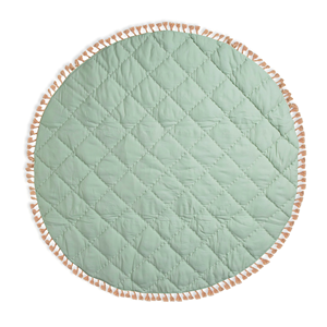 Alfombra de Juego Multifuncional de Algodón Orgánico de 40 Pulgadas, Reversible y Acolchada, de Lujo para Bebés - Product Image 6