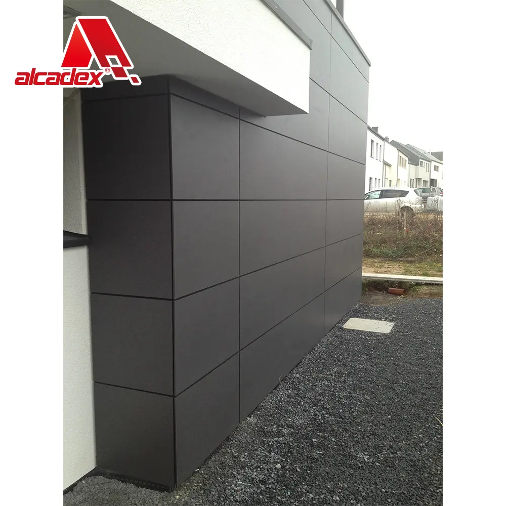 5mm alu fireproof core building material facade outdoor wall cladding sandwich panel aluminum plastic composite acp acm panels