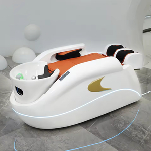 4d Full Body Electric Massage Luxury Hair Washing Head Spa Shampoo <b>Bed</b> With Heating - Product Image 5