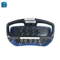 Télécommande radio proportionnelle 4 axes bleu-noir en promotion pour équipement de levage hydraulique avec commande électronique du gaz