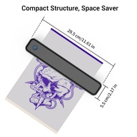 Mini Imprimante Thermique Portable C80S A4, Étiqueteuse Sans Encre Multifonctionnelle avec Batterie USB 1500mAh en Stock