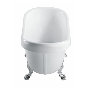 Petite baignoire carrée autoportante, baignoire spa, baignoire d'angle portable blanche - Product Image 6