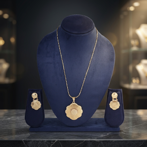 Juego de Joyería de Latón al por Mayor, Colgante de Moda, Juego de Colgantes de 14K, 18K, 24K para Mujer, Joyería de Diseño Tradicional, Oro Joyería - Product Image 3
