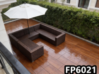 Brique à grain de bois, carreaux de 600*600 mm, adaptés aux murs de fond, aux hôtels et à d'autres espaces.