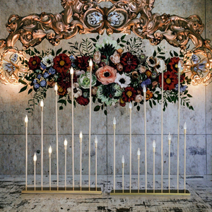 Luces Láser de Metal Dorado para Decoración de Bodas, Pasillos y Fiestas - Alimentación por CA, Multicolor - Product Image 3