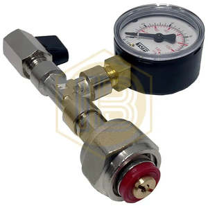 Manometro con Testa Filettata 1/2 BSP - Product Image 1