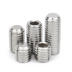 Vis sans tête à extrémité plate en acier inoxydable DIN913, 60 mm, tête hexagonale interne, vis métrique norme GB77, matériau A2-70 - Product Image 2