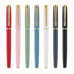 Promotional Customized Pen Engraved Eco Friendly Metal Gel Ballpoint Pens with Custom Colors Portable Office & School Use - Product Image 3