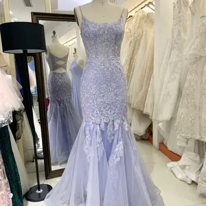 Chaozhou Factory High Quality Mermaid Sexy Long Sexy Back Teenagers Prom Dresses