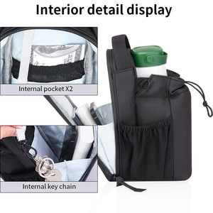 Bolsa de Gimnasio Multifuncional Impermeable, Bolsa de Deporte Cruzada para Interiores y Exteriores con Compartimento Magnético para Botella - Product Image 5