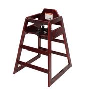 Chaise haute en bois massif pour bébé Panneau en contreplaqué pour salle à manger ou restaurant à domicile