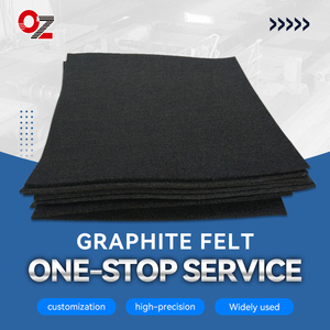 Than chì tùy chỉnh cảm thấy cho cách nhiệt mềm cảm thấy than chì chất lượng tốt cảm thấy cho lò luyện kim - Product Image 2