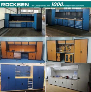 Rockben Công Cụ Chuyên Nghiệp Quản Lý An Toàn Sản Xuất Đa Ngăn Kéo Có Thể Khóa Công Cụ Lưu Trữ Nhà Để Xe Cơ Khí Công Cụ Tủ - Product Image 6