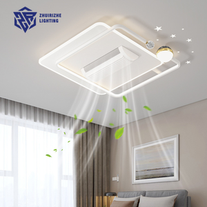 Ventilador <span class=keywords><strong>de</strong></span> Techo LED Moderno y Silencioso con Control Remoto, Tres Colores, Viento Fuerte, Antiparpadeo, Sin Aspas, para Sala <span class=keywords><strong>de</strong></span> Estar, Dormitorio, <span class=keywords><strong>Comedor</strong></span> - Product Image 2
