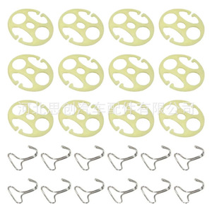 Clips para Asientos de Auto Sicheng, Discos Redondos de Plástico con Ganchos Metálicos para Fundas de Asientos, Uso Delantero y Trasero - Product Image 1