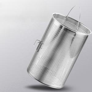 Vente flash : panier de cuisson en acier inoxydable de 22 cm de haut, compatible induction, multifonctionnel, <span class=keywords><strong>pour</strong></span> <span class=keywords><strong>asperges</strong></span>, friteuse, cuisinière à gaz, fait en métal - Product Image 4