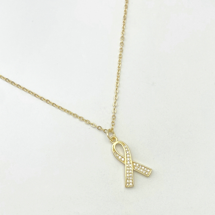 cancer awareness jewelry pvd plated
