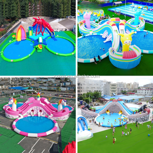 <span class=keywords><strong>Parc</strong></span> à thème <span class=keywords><strong>aquatique</strong></span> d'été best-seller Terrain de jeux gonflable pour enfants Piscine gorille avec toboggan combo facile à installer - Product Image 2