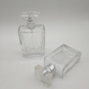Chất lượng cao rõ ràng chai thủy tinh màu đen cho nước hoa 30ml 50ml <span class=keywords><strong>100ml</strong></span> bơm lại cổ điển tùy chỉnh thiết kế vuông chai nước hoa sang trọng - Product Image 5
