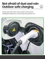 Cargador Portátil Tipo 2 con Enchufe UK de 16A y 220V, con Cabezal de Carga para Uso Doméstico y Cargador de Coche