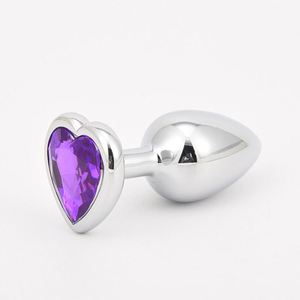 Juego de Juguetes Sexuales Anales de Metal en Forma de Corazón con Cristal, para Masaje Vaginal y <span class=keywords><strong>Anal</strong></span>, para <span class=keywords><strong>Mujeres</strong></span> - Product Image 4