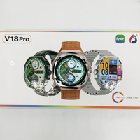 Jam Tangan Pintar Original V18 Pro Active 2 Layar Sentuh Penuh Smart Watch 20245Fashion Smart Watch untuk Wanita Pria
