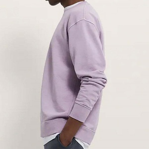 Sweat-shirt en molleton français OEM, pull personnalisé, sweat-shirt pour homme, sweat-shirt à épaules tombantes, sweat-shirt surdimensionné pour homme - Product Image 2