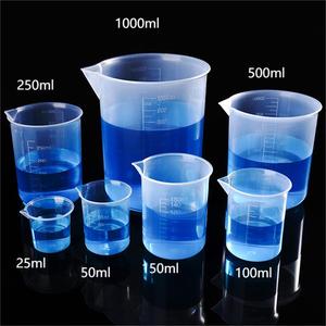 Hot Sale Cups Graduated Measuring <strong>Plastic</strong> <strong>Lab</strong> <strong>Beaker</strong> 25ml 50ml 100ml 150ml <strong>250ml</strong> 500ml 1000ml - Product Image 3
