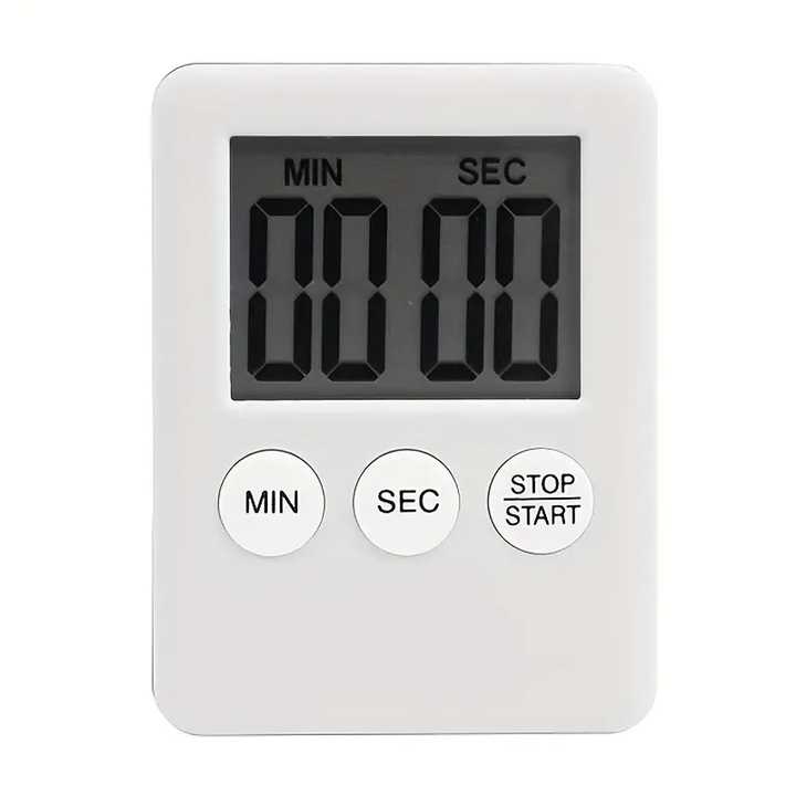 Square Student Rotary LED Digital Kitchen Countdown Timer