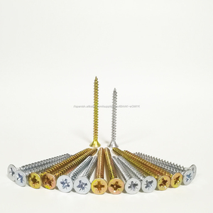 Buen <span class=keywords><strong>precio</strong></span> amarillo o blanco zincado galvanizado <span class=keywords><strong>punta</strong></span> <span class=keywords><strong>broca</strong></span> C1022A <span class=keywords><strong>tornillo</strong></span> para aglomerado - Product Image 3