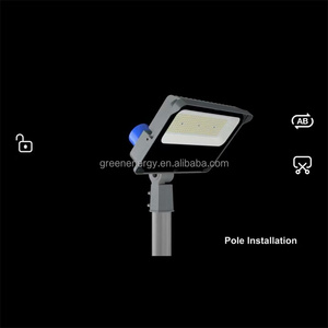 120-347V CETL <span class=keywords><strong>LED</strong></span> All-In-One Floodlight <span class=keywords><strong>Yoke</strong></span> & SlipFitter Trunnion dağı İnce projektör 150w 200w 240w 140lm/w kanada pazarı - Product Image 6