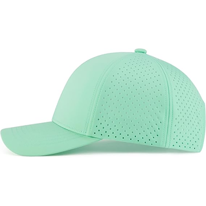Casquette de golf à séchage rapide 6 panneaux avec logo personnalisé casquette de baseball casquette Snapback à bord incurvé en maille pour unisexe - Product Image 6