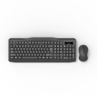 Langue personnalisée 9851 clavier et souris sans fil pleine grandeur 104 touches USB résistant à l'eau ergonomique OEM