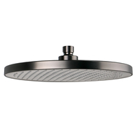 Ensemble de douche gris brossé de luxe, système de robinetterie de douche personnalisé couleur gris anthracite avec logo