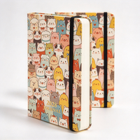 Carnet de planification A5 personnalisé 2028 avec motif animalier mignon, journal avec couverture et pages intérieures personnalisables
