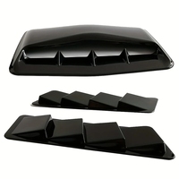 Lot de 3 protections universelles pour capot et aérations latérales de voiture/camion en ABS, installation par ruban adhésif, garniture extérieure, accessoires de protection pour voiture