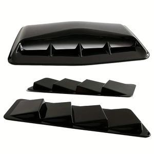 Juego de 3 Cubiertas para Ventilaciones de Coche y Camioneta, Cubierta para Capó + Cubiertas para Ventilaciones Laterales, Accesorios Universales para Coche, Decoración Exterior - Product Image 5