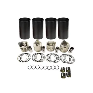 Kit forro do cilindro do isuzu motor 4hk1 4hk1-tc 5.2l para isuzu elf npr 700p caminhão 4hk1 tc manga pistão e anel conjunto