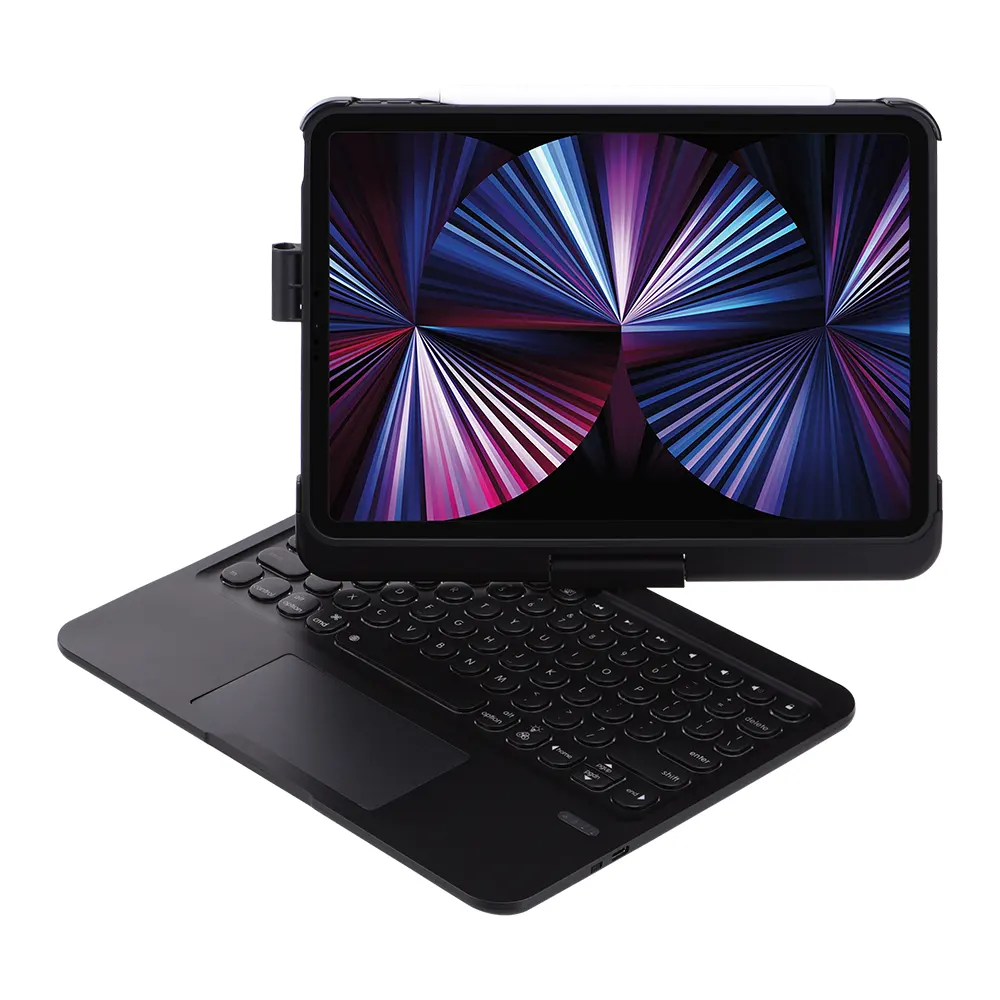 10.9/ 11/12.9 Inch Tablet Wireless Smart Keyboard Case 360 Degree Rotating Magic Touch Keyboard For Ipad Pro