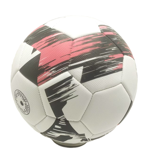 Ballon de football officiel de taille 5 personnalisé de haute qualité, football d'entraînement en cuir cousu à la machine - Product Image 5